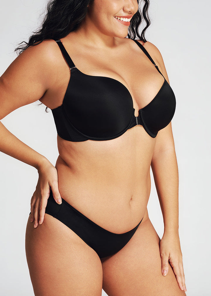 Comfort Front Closure Push Up Bra