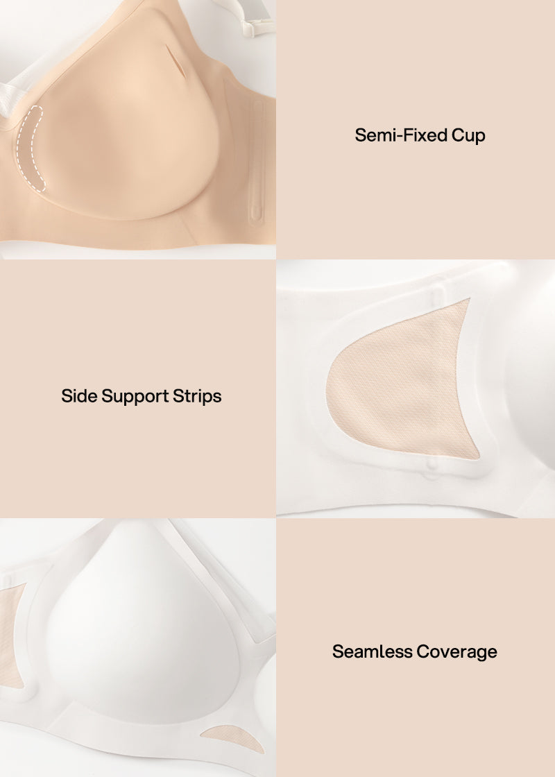 Comfort Mesh Crossover Wireless Bra
