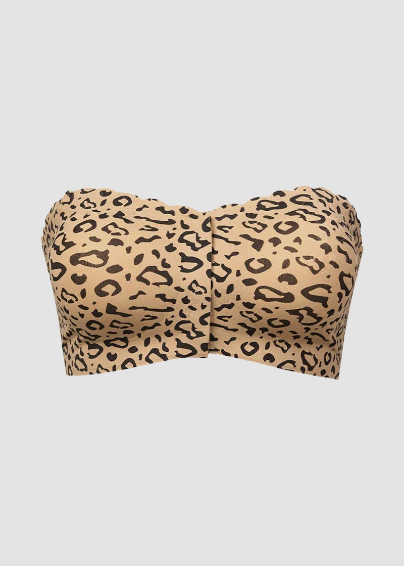 Comfortable Breathable Scallop Trim Hook & Eye Front Bralette